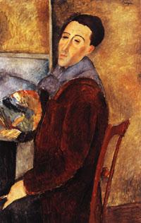 Amedeo Modigliani self portrait